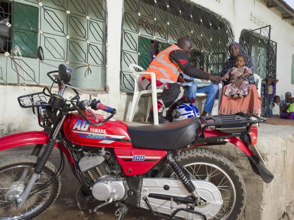 Healthworker in the community, The Gambia