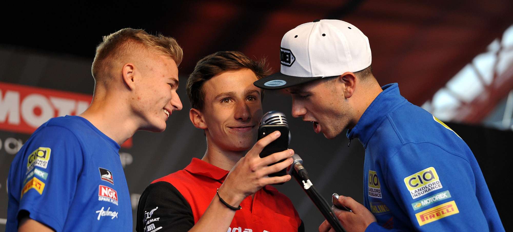 Irwin & Vickers sing, WorldSBK Paddock Show.