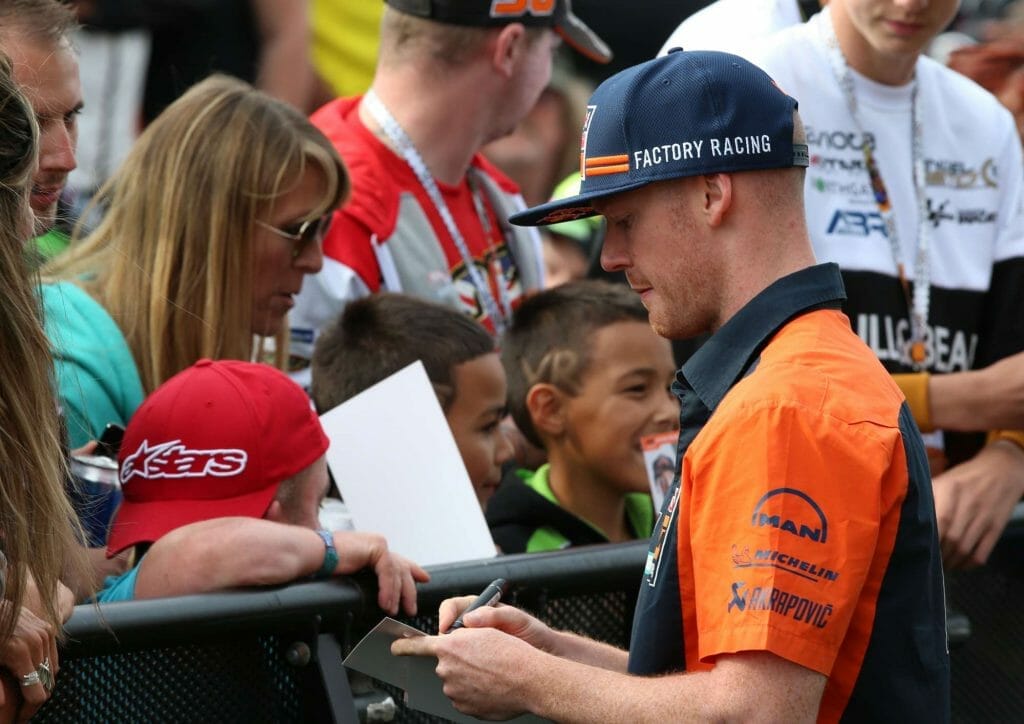 Bradley Smith Auction Autograph Silverstone Day of Champions Two Wheels for Life MotoGP