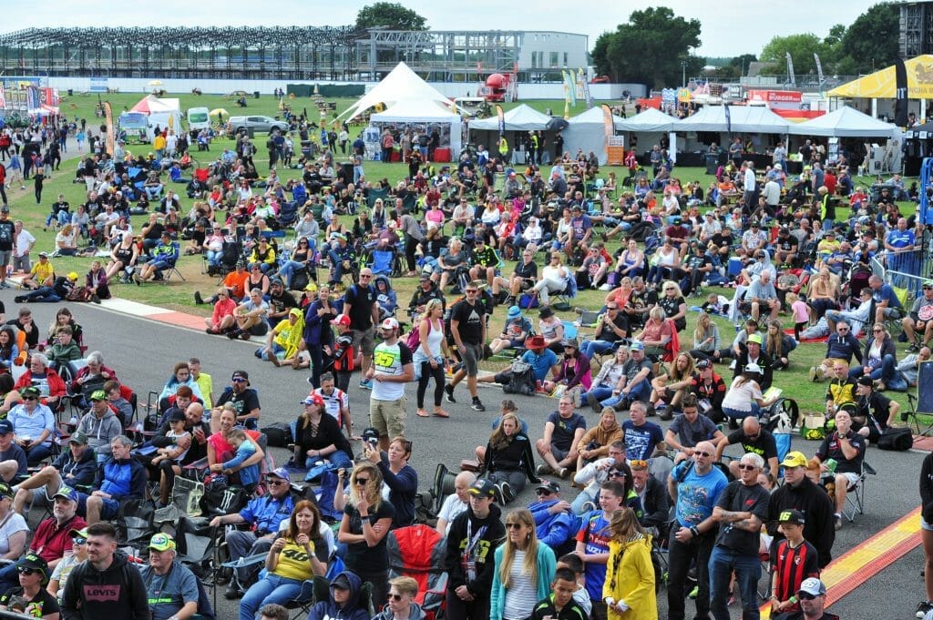 Crowd Silverstone MotoGP Day of Champions Two Wheels for Life