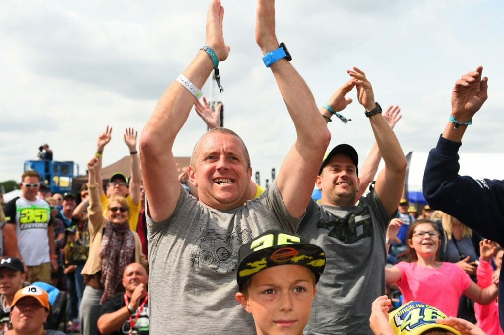 Audience Pit Paddock Two Wheels for Life MotoGP Silverstone Day of Champions 2018