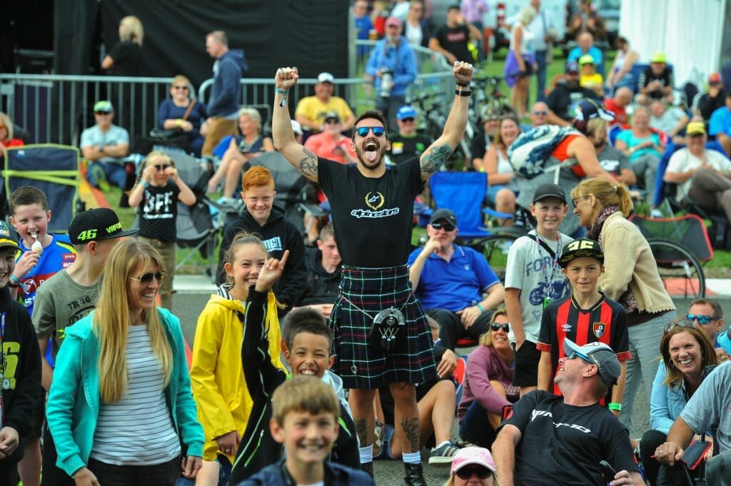 Crowd Silverstone MotoGP Day of Champions Two Wheels for Life