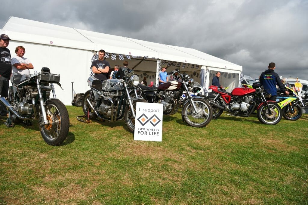 Two Wheels for Life MotoGP Silverstone Day of Champions Classic Bike