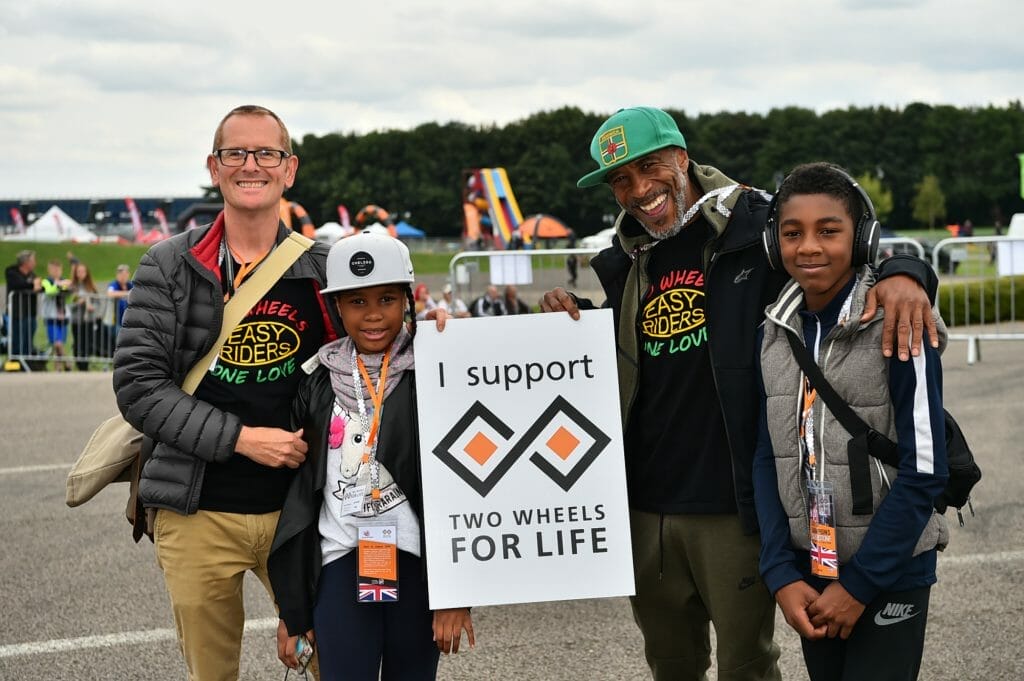 Two Wheels for Life MotoGP Silverstone Support Sign