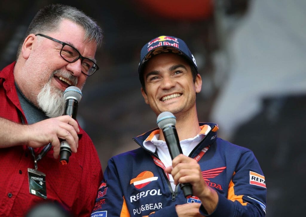 Julian Ryder Dani Pedrosa Auction Silverstone Day of Champions Two Wheels for Life MotoGP