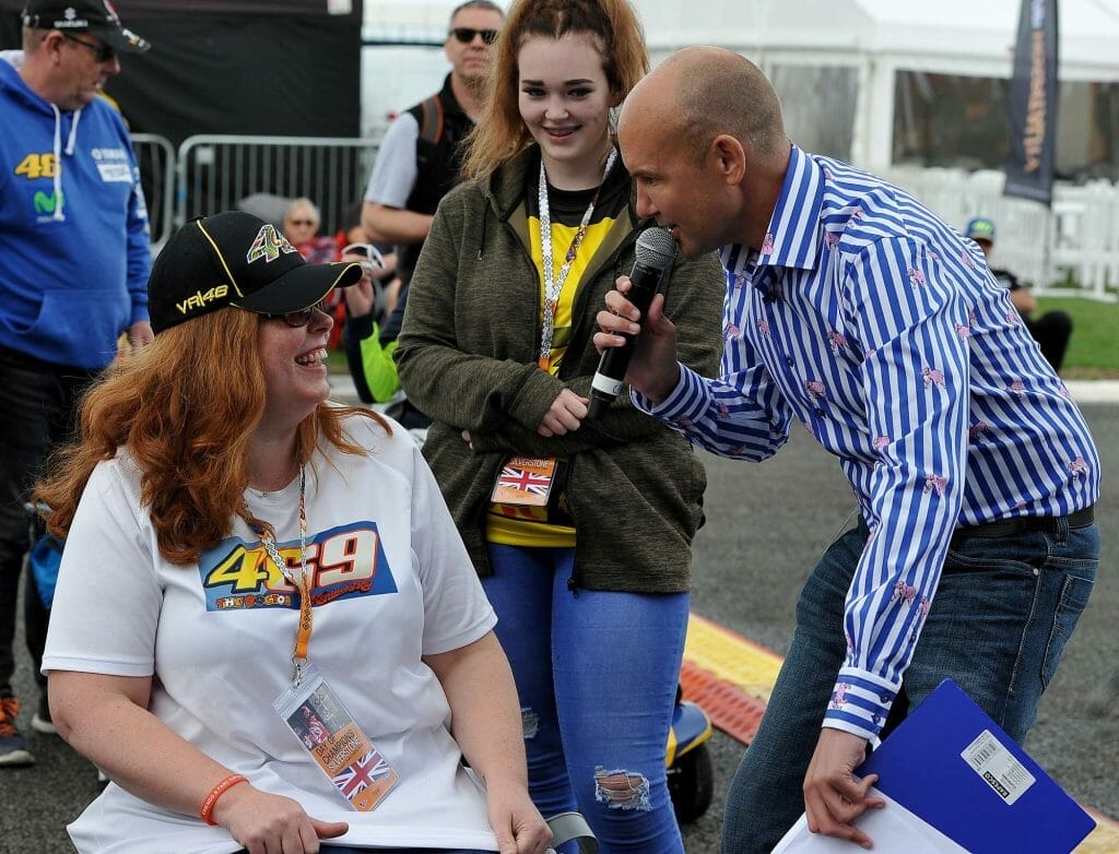 Michael Hill Audience Two Wheels for Life MotoGP Silverstone Day of Champions 2018