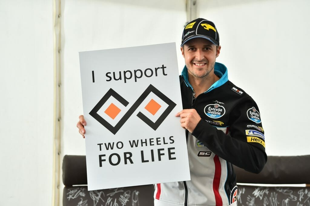 Thomas Lüthi Rider Support Two Wheels for Life MotoGP Silverstone Day of Champions 2018