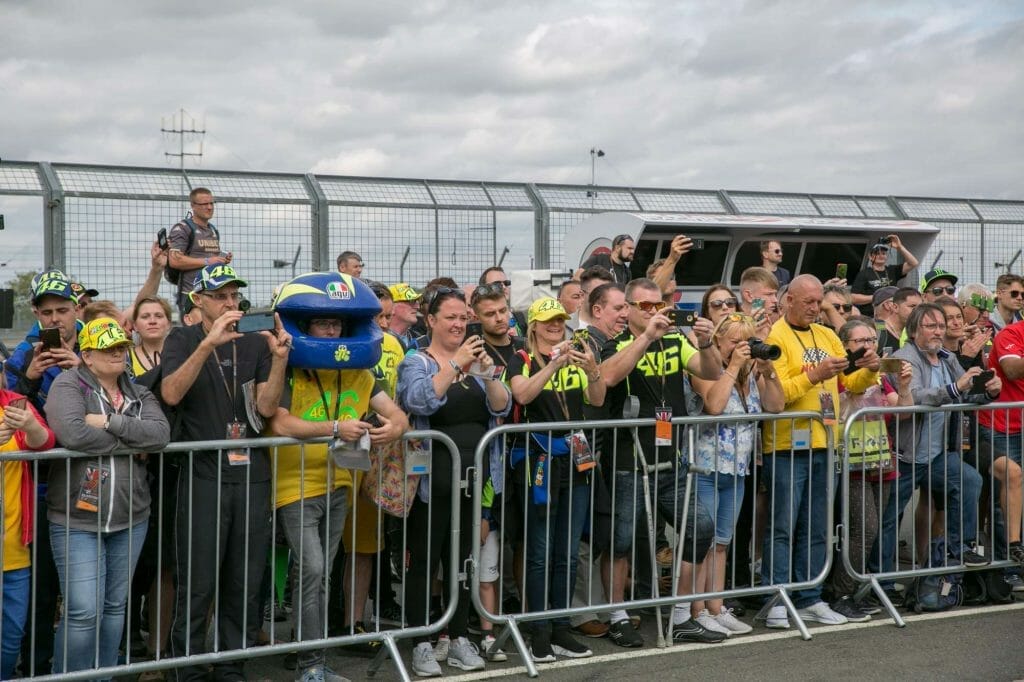 Pit lane pile up