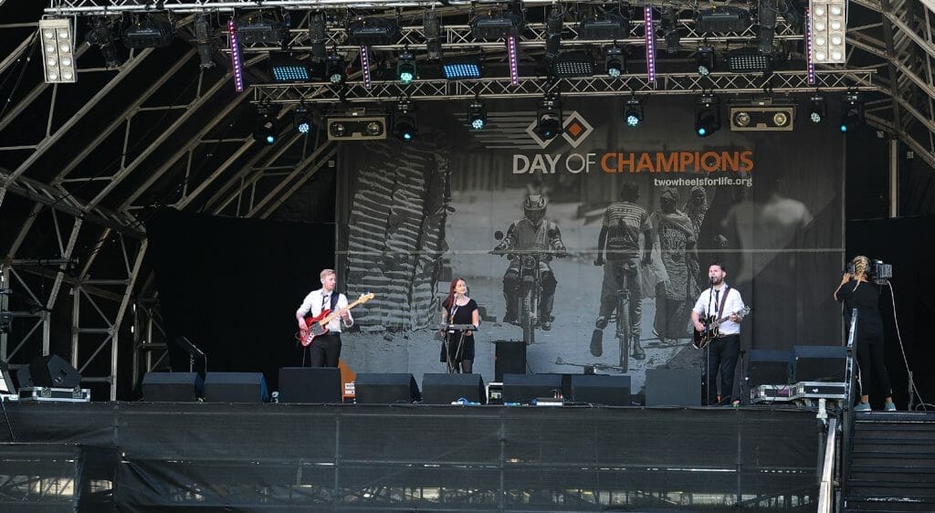 Our band for the day - The Remnants