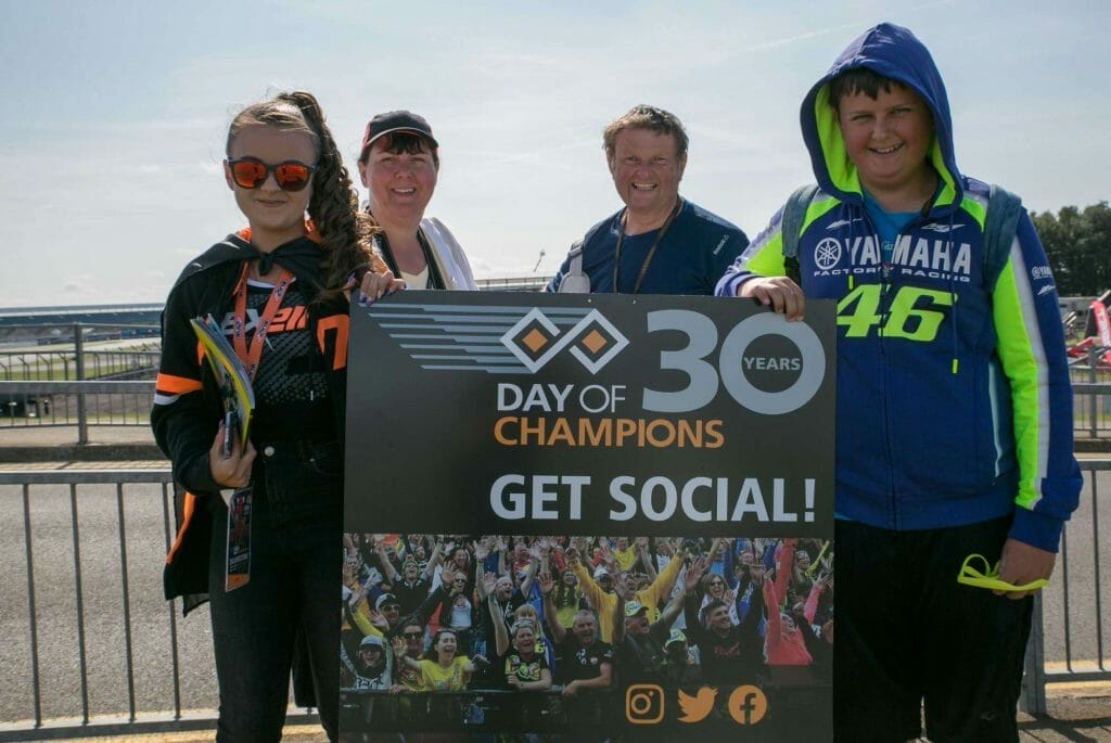This crew know how to have a good time at Day of Champions