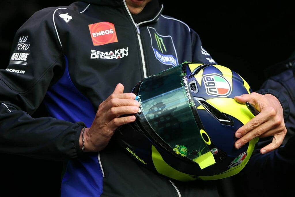 The famous Rossi replica helmet