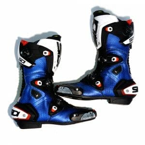 Signed Sylvain Guintoli boots