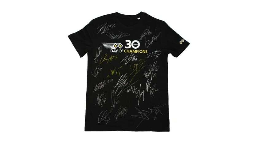 Day of Champions signed tee