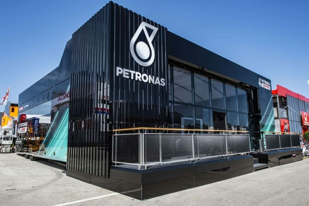 Petronas paddock