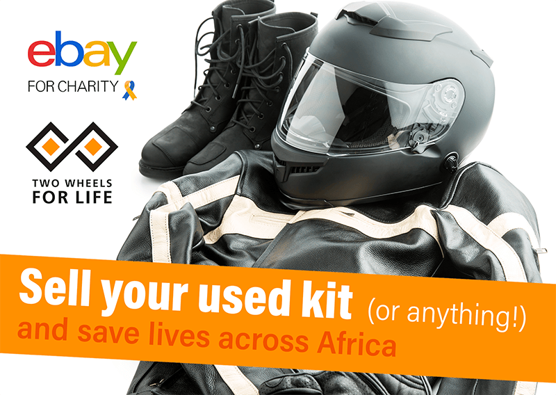 Donate Used Riding Kit & Help Motorcycle Health Workers Two Wheels for Life Motorcycle charity