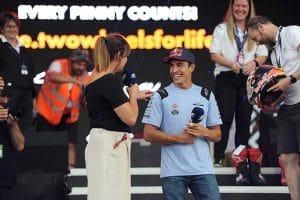 Suzi Perry interviews Marc Marquez at DOC 2024